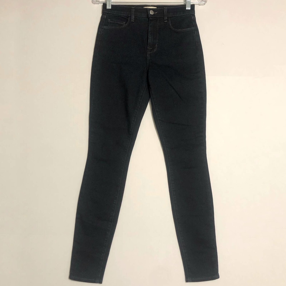 L'agence Ultra High rise Skinny  DARK BLUE. sz 25
